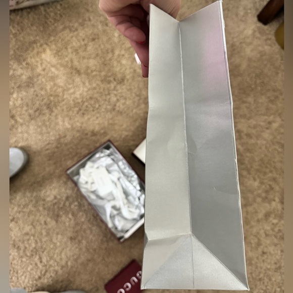 Authentic Gucci empty boxes/bag  packaging bundle in classic burgundy tones. - Picture 12 of 15